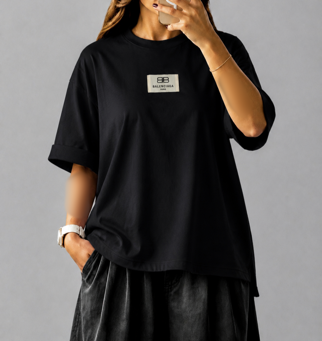 تیشرت باکسی آستین پاکتی Balenciaga
