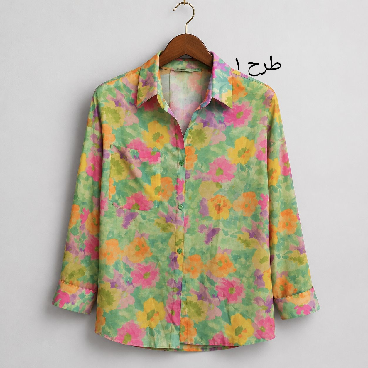 شومیز طرح گل نوآ