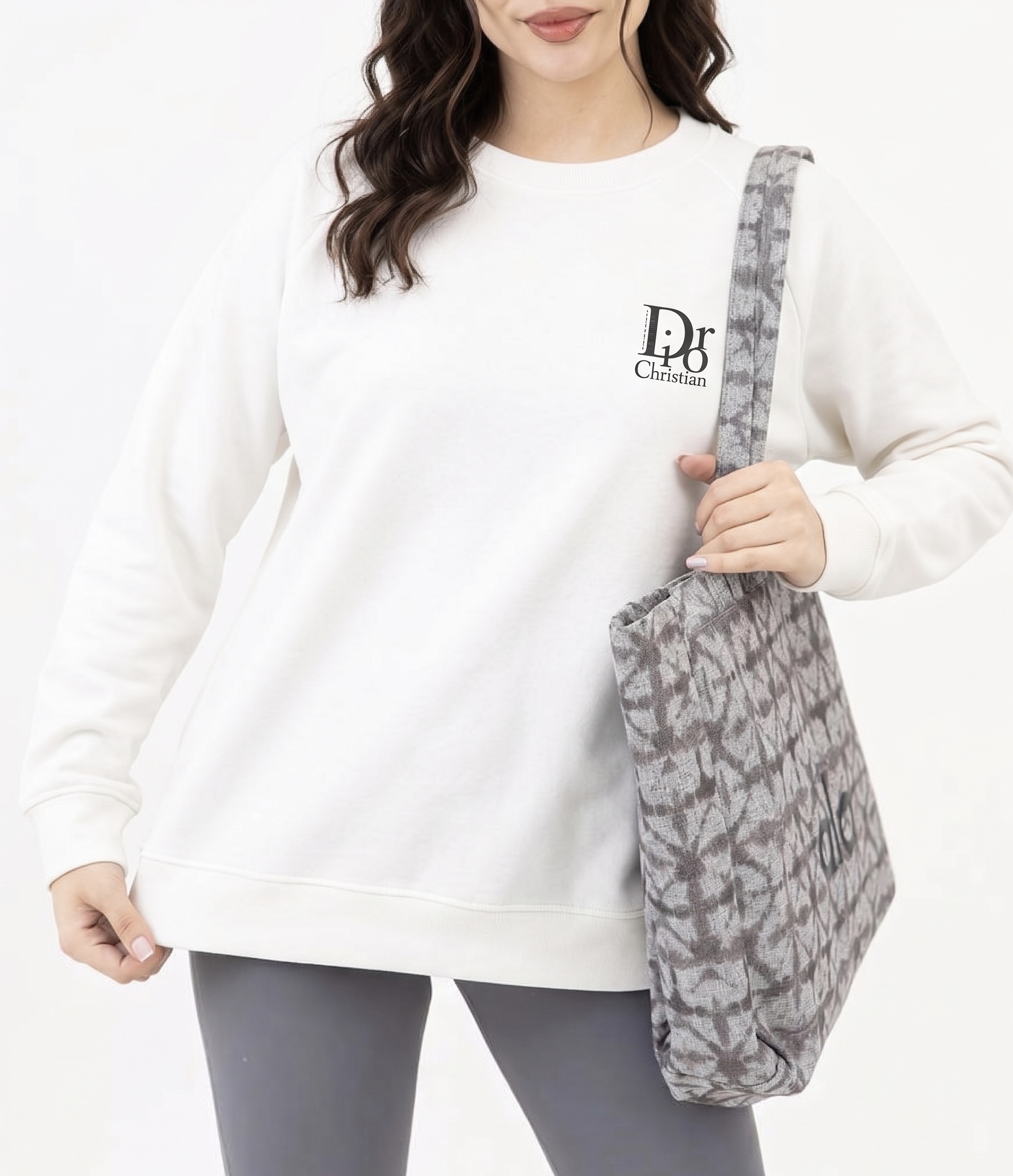 بلوز دورس پنبه لاکرا چاپ Dior