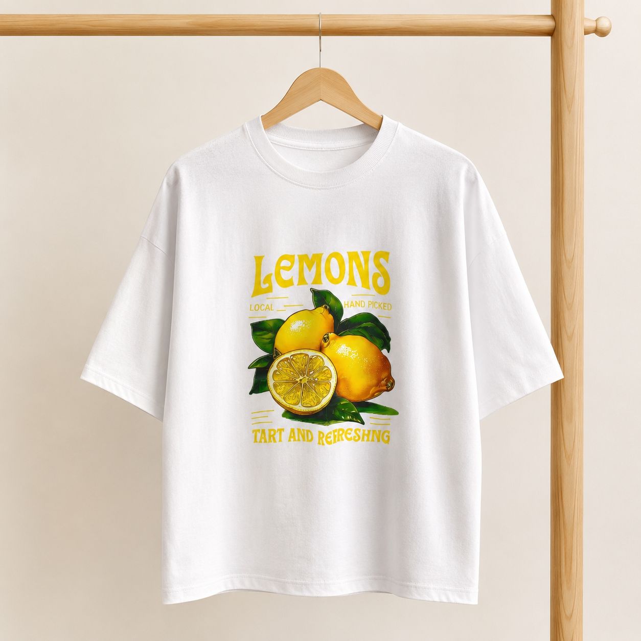 تیشرت باکسی سفید نخ 28 ترند تابستان
