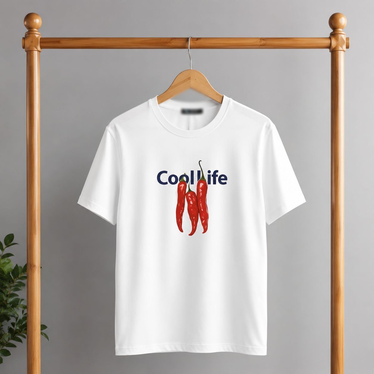 نمای 2 تیشرت ترند چاپ فلفل Cool life