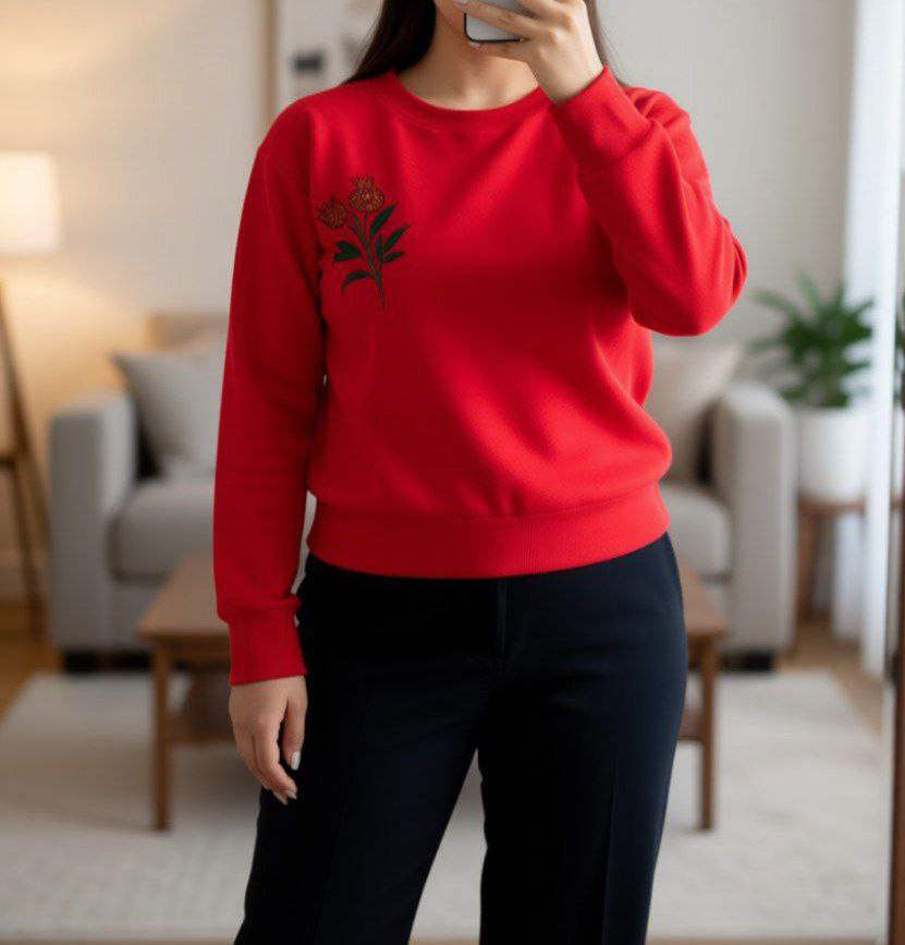 بلوز بیسکوییتی زنانه یلدایی