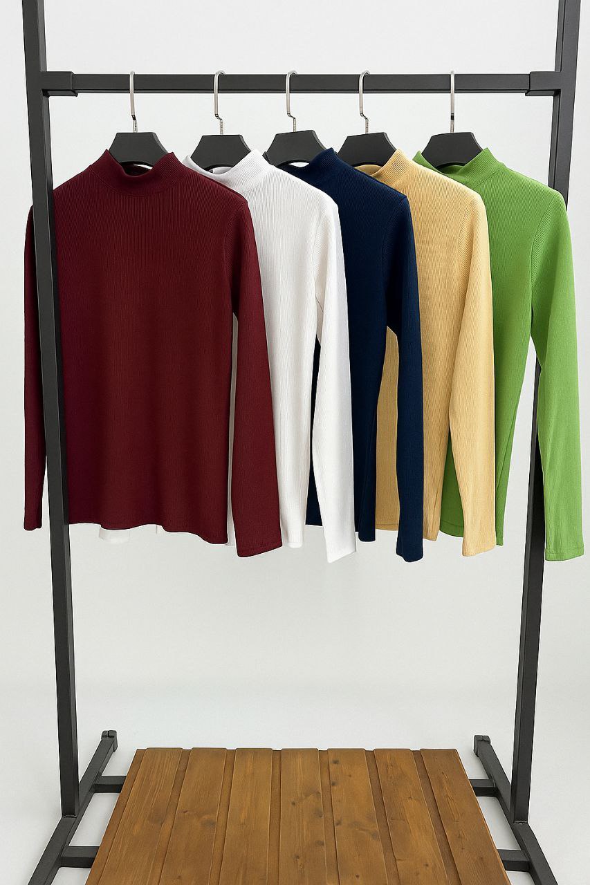 بلوز زنانه کبریتی یقه سه سانت