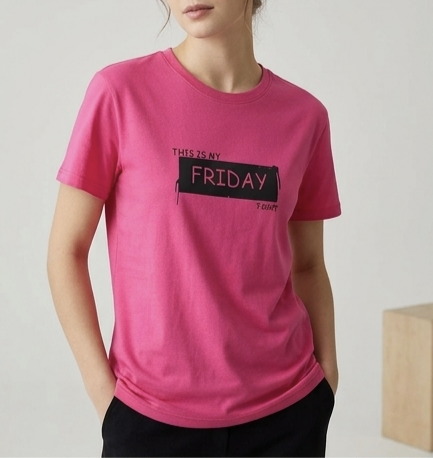 تیشرت زنانه چاپ Friday