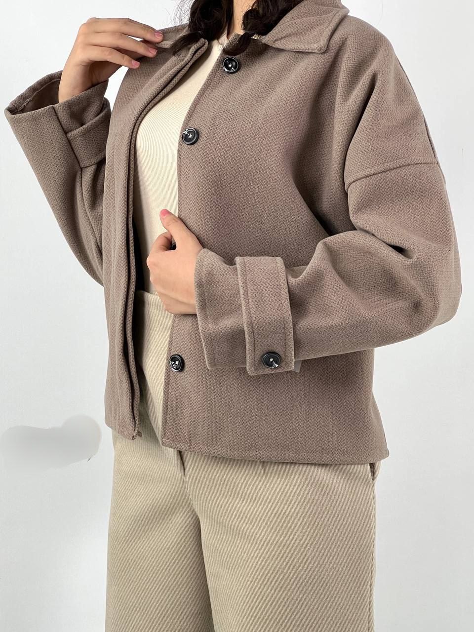 کت فوتر زنانه دکمه مخفی