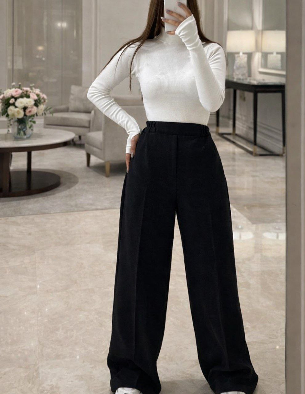 شلوار بگ فوتر زنانه