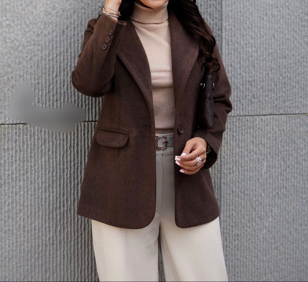 پالتو فوتر کتی تک دکمه